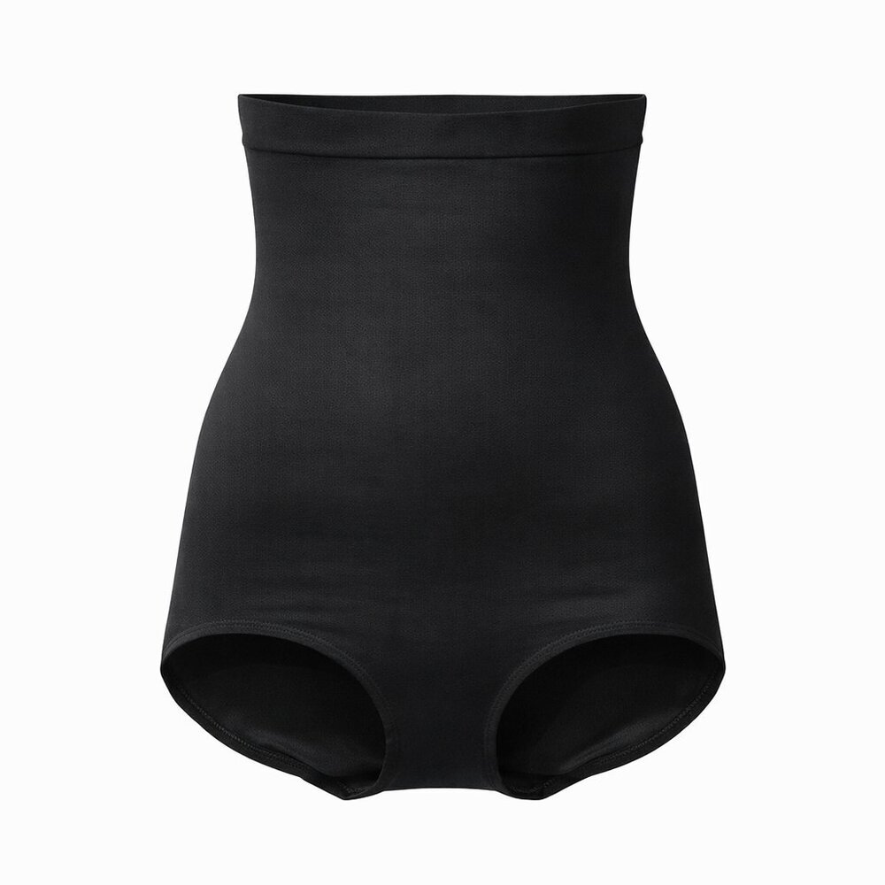SPANX High-Waisted Shaping Brief Very Black Size L-FLAW